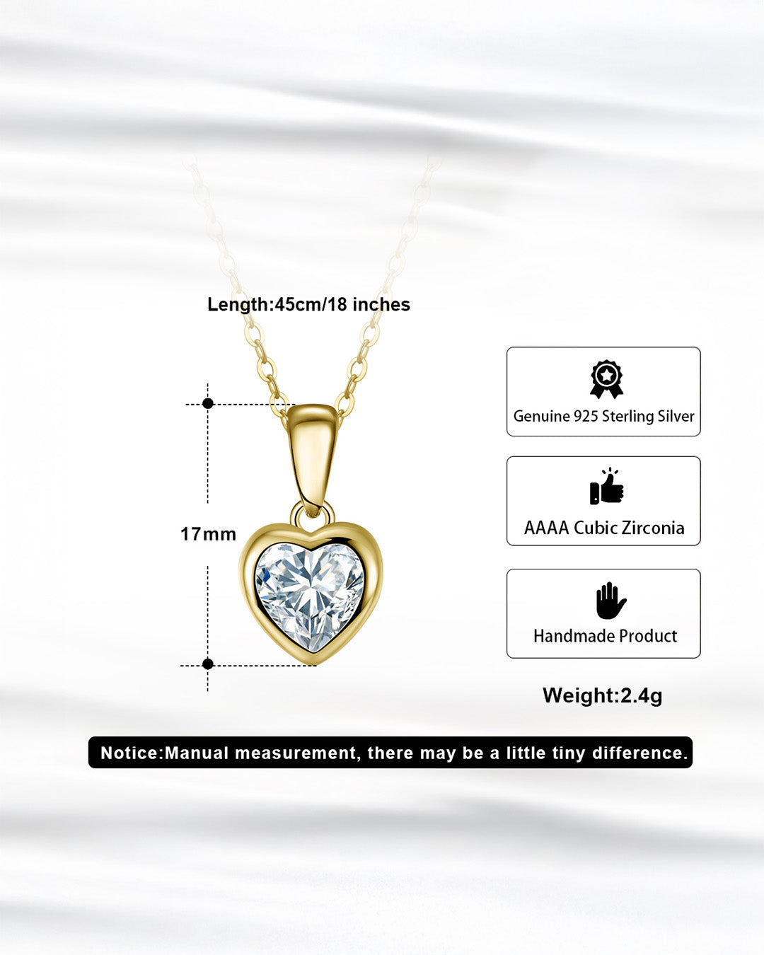 VALORÉ NECKLACE | 14K Gold Plated & AAAA Cubic Zirconia