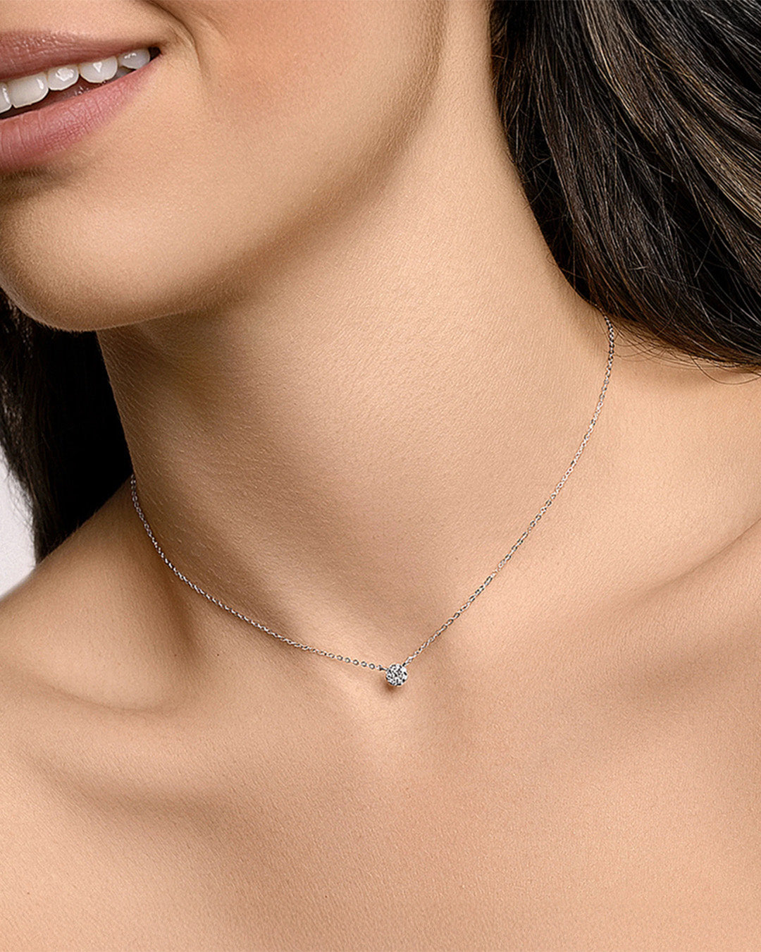 925 Sterling Silver & AAAA Cubic Zirconia NECKLACE | LUMET