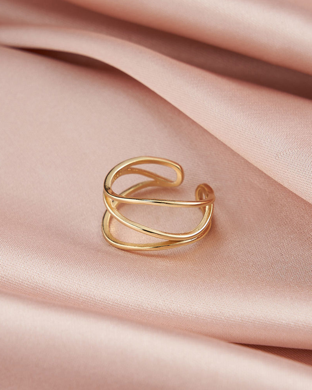 14K GOLD PLATED 925 STERLING SILVER RING | RAYA
