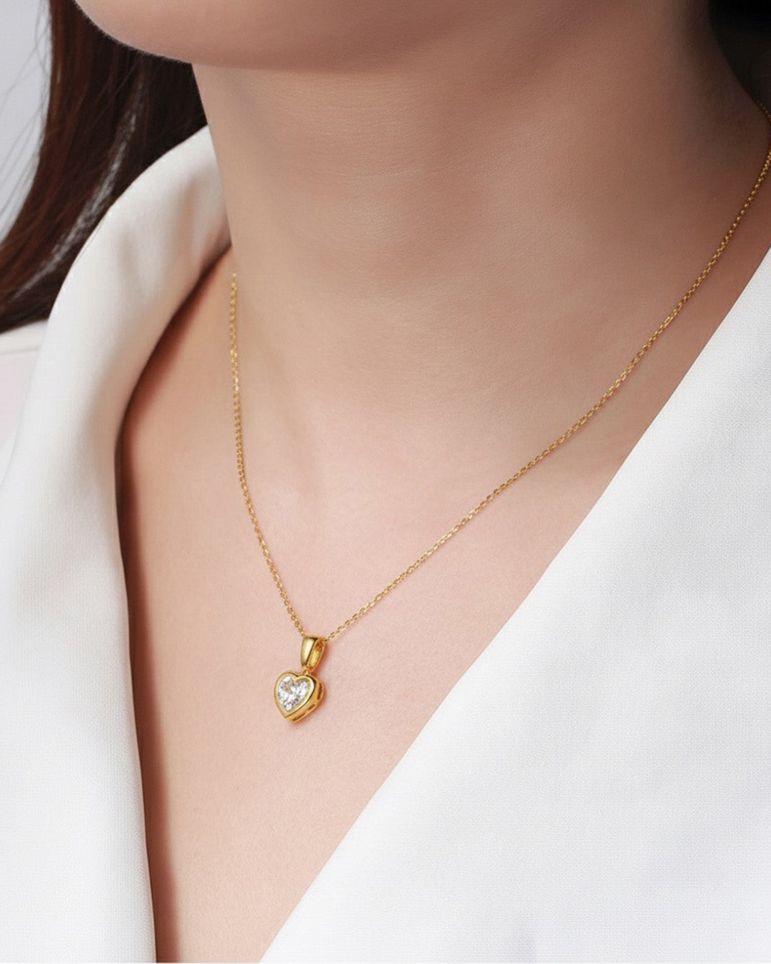 VALORÉ NECKLACE | 14K Gold Plated & AAAA Cubic Zirconia