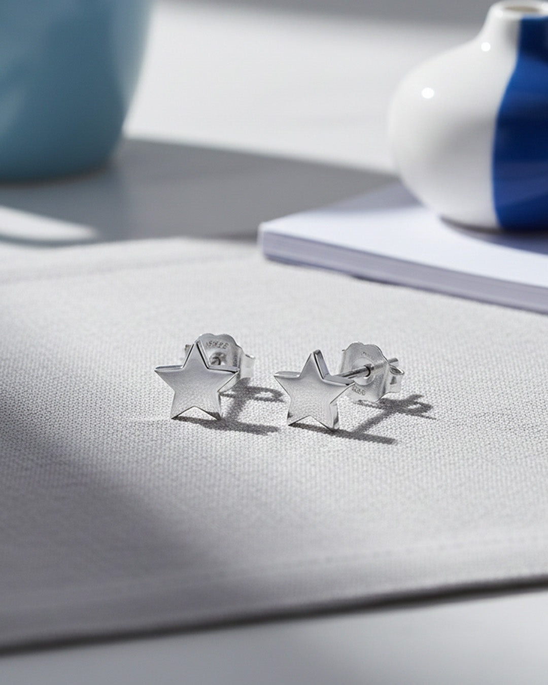 VELA EARRINGS - RHODIUM PLATED 925 STERLING SILVER
