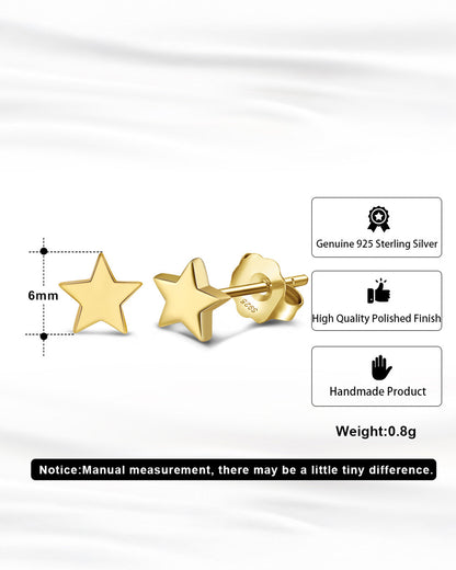 VELA EARRINGS - 14K GOLD PLATED 925 STERLING SILVER