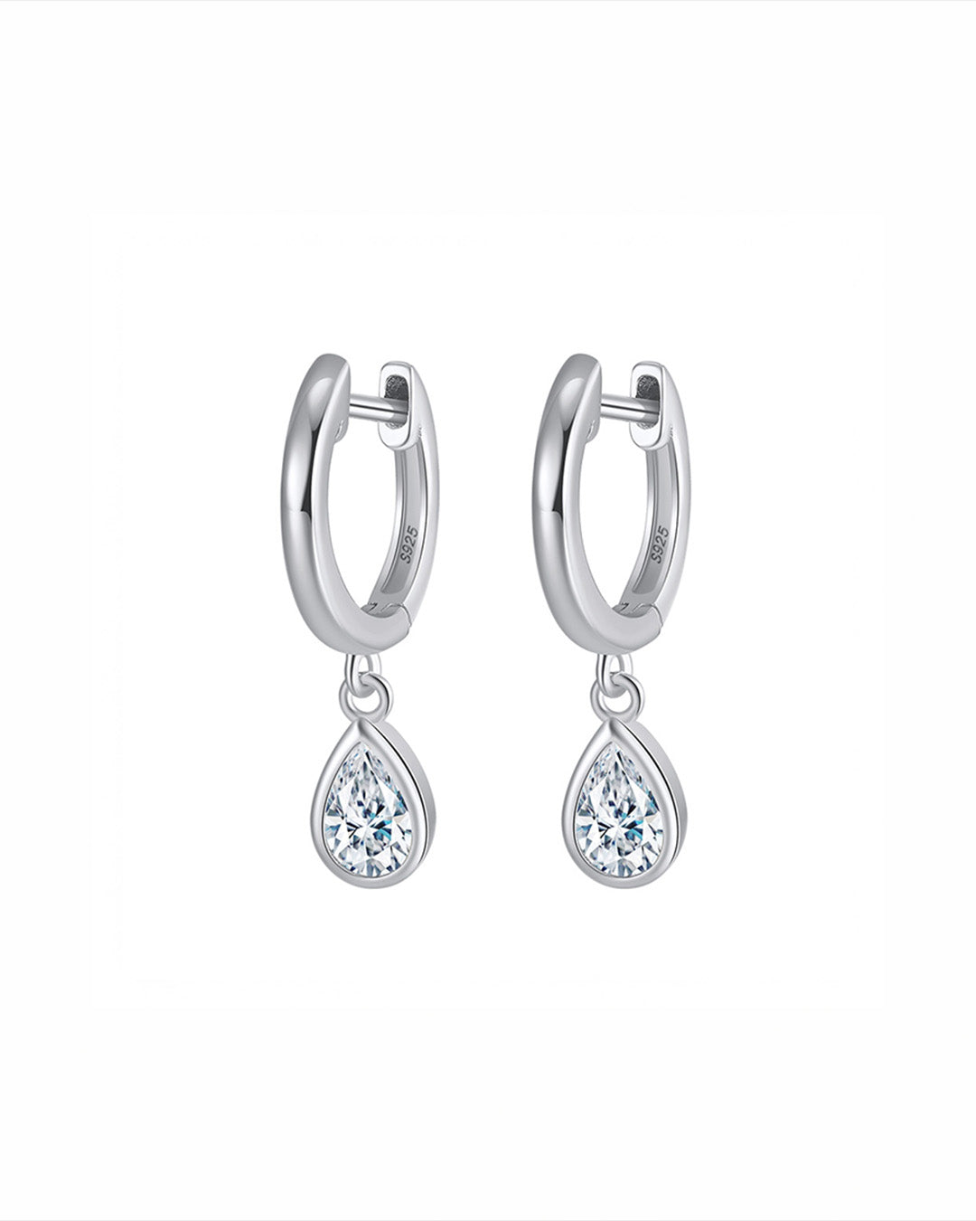 14K GOLD PLATED 925 STERLING SILVER &amp; AAAA CUBIC ZIRCONIA EARRINGS |  NOCTA