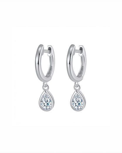 14K GOLD PLATED 925 STERLING SILVER &amp; AAAA CUBIC ZIRCONIA EARRINGS |  NOCTA