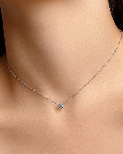 925 Sterling Silver &amp; AAAA Cubic Zirconia NECKLACE | LUMET