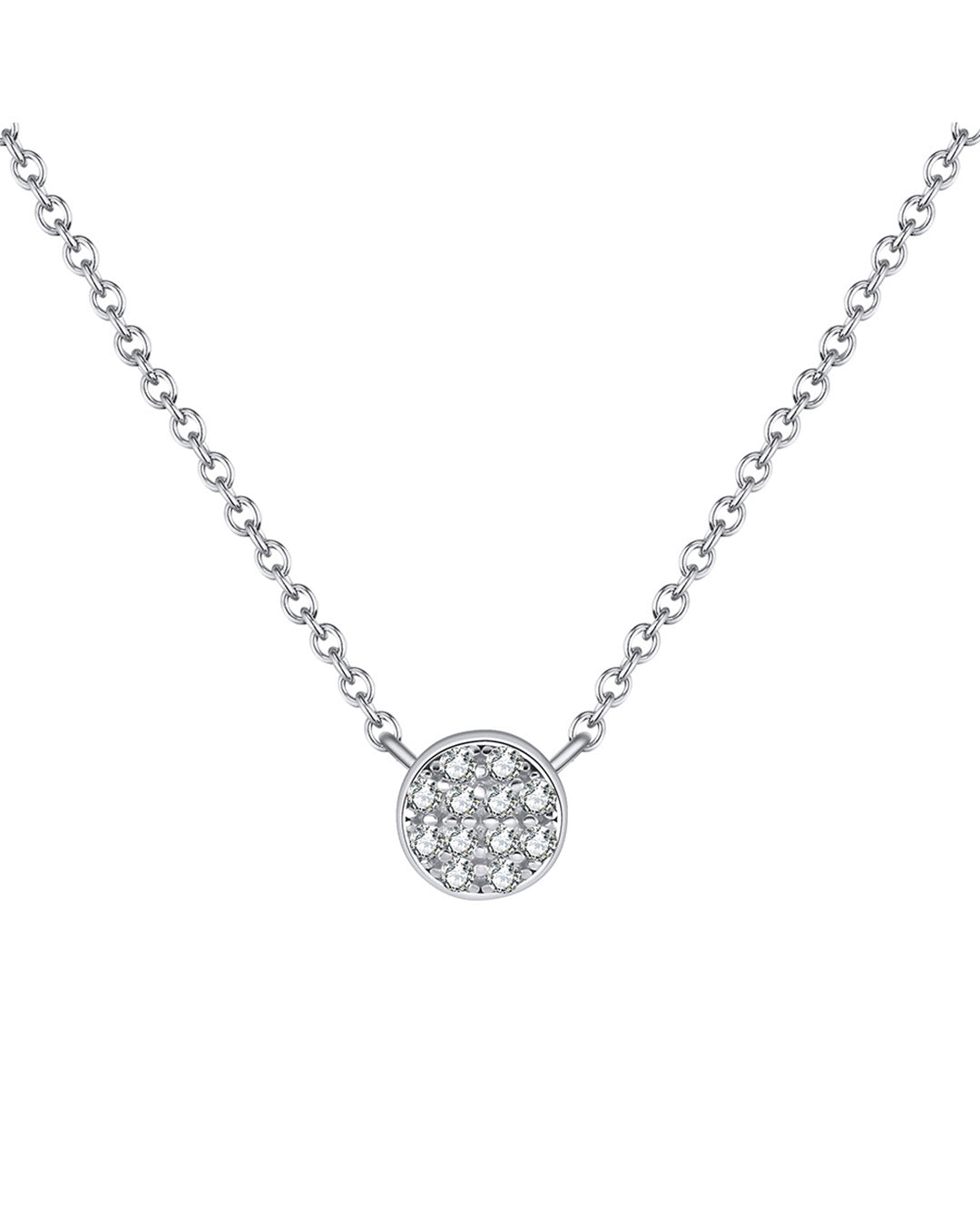 925 Sterling Silver &amp; AAAA Cubic Zirconia NECKLACE | LUMET
