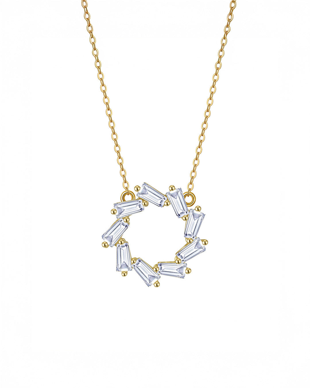EVA NECKLACE | 14K Gold Plated &amp; 5A Cubic Zirconia