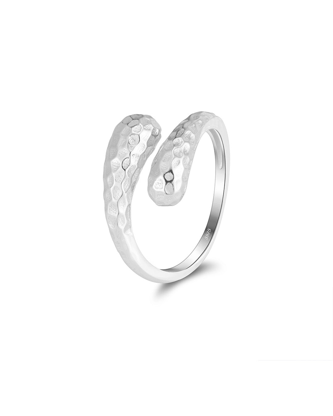 HELIRA RING - RHODIUM PLATED 925 STERLING SILVER