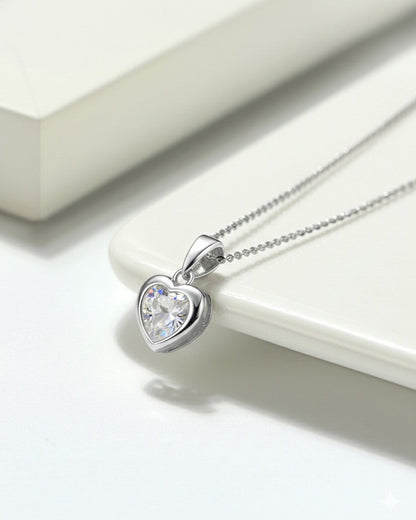 925 Sterling Silver&amp; AAAA Cubic Zirconia NECKLACE | VALORÉ