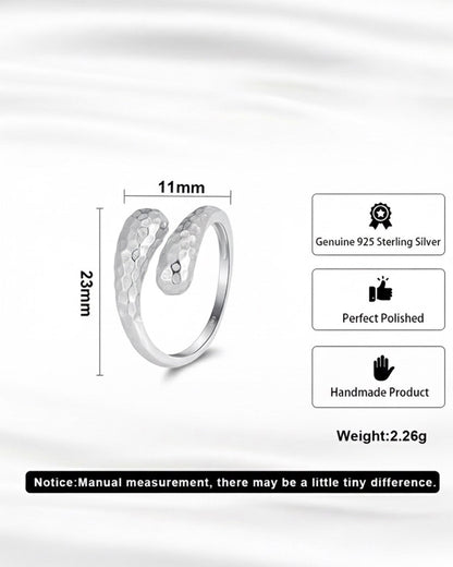 HELIRA RING - RHODIUM PLATED 925 STERLING SILVER