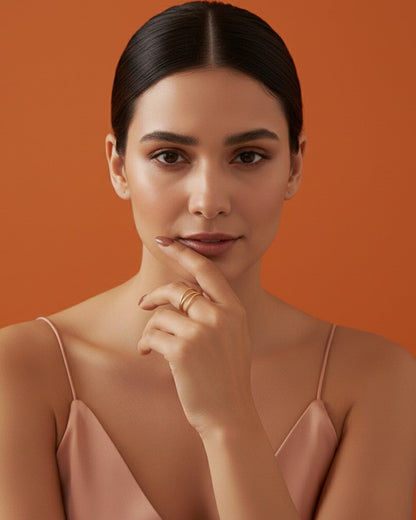 14K GOLD PLATED 925 STERLING SILVER RING | RAYA