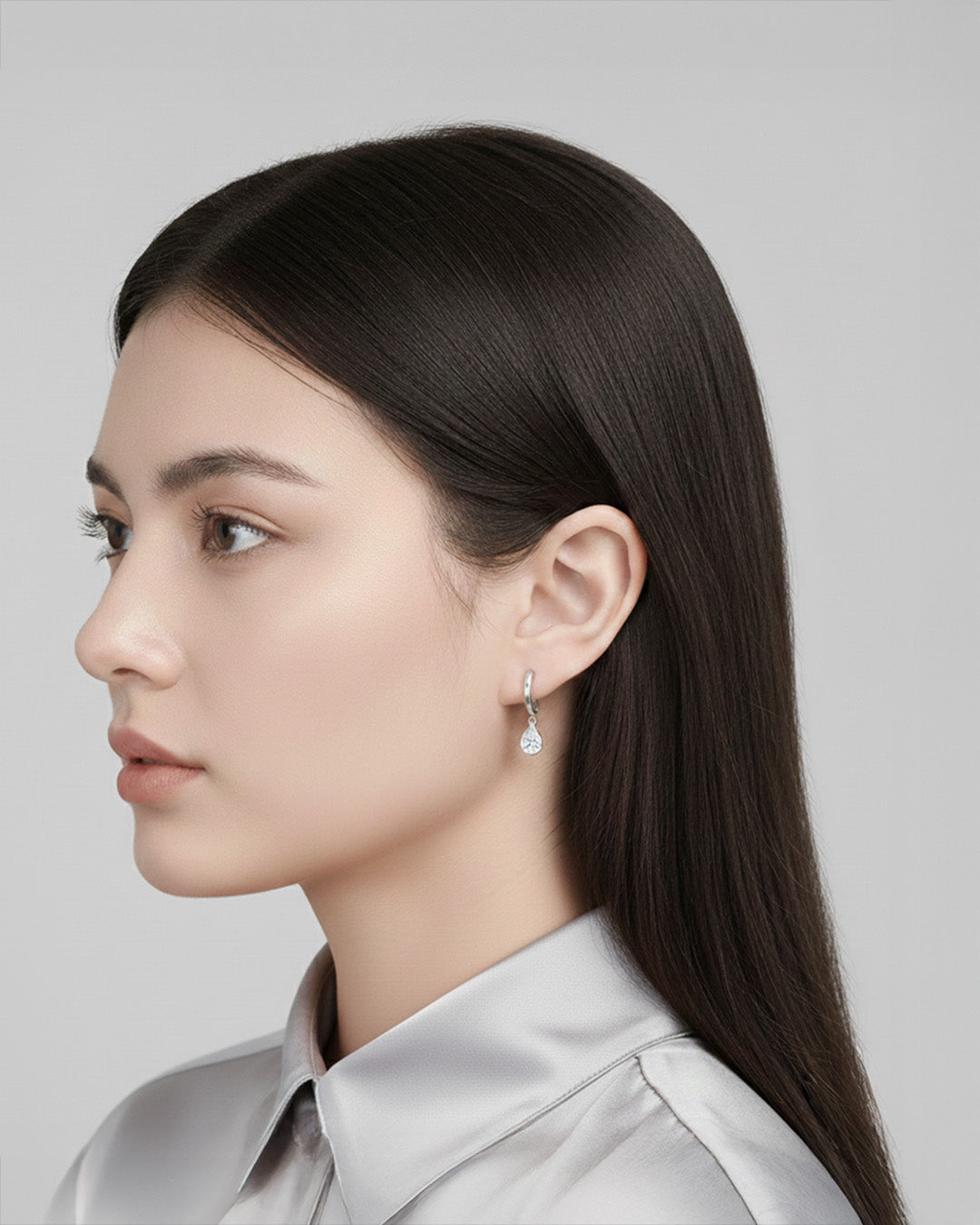 14K GOLD PLATED 925 STERLING SILVER &amp; AAAA CUBIC ZIRCONIA EARRINGS |  NOCTA